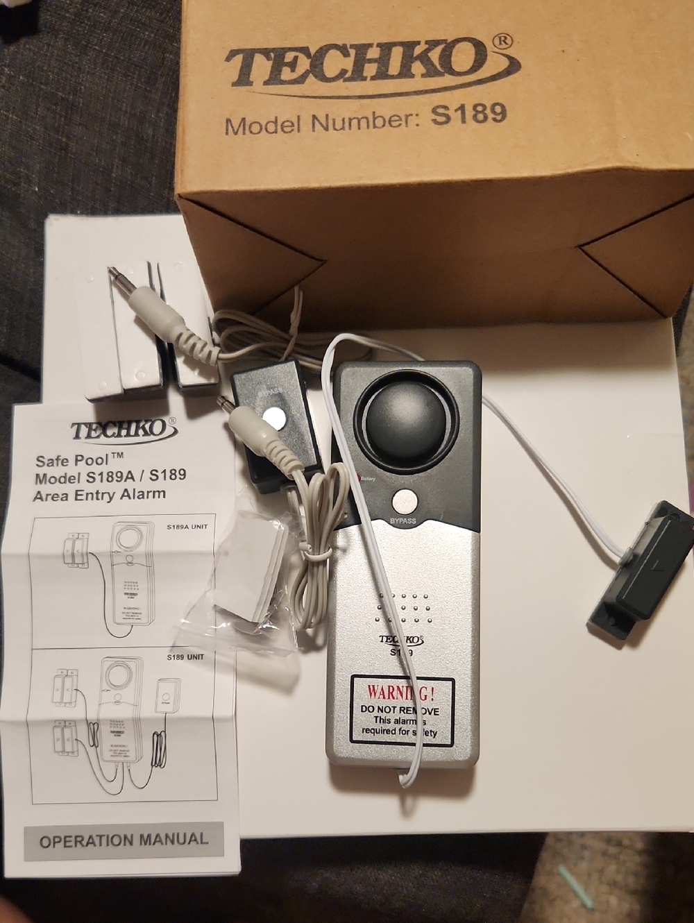Techko S189 Safe Pool Area Entry Alarm